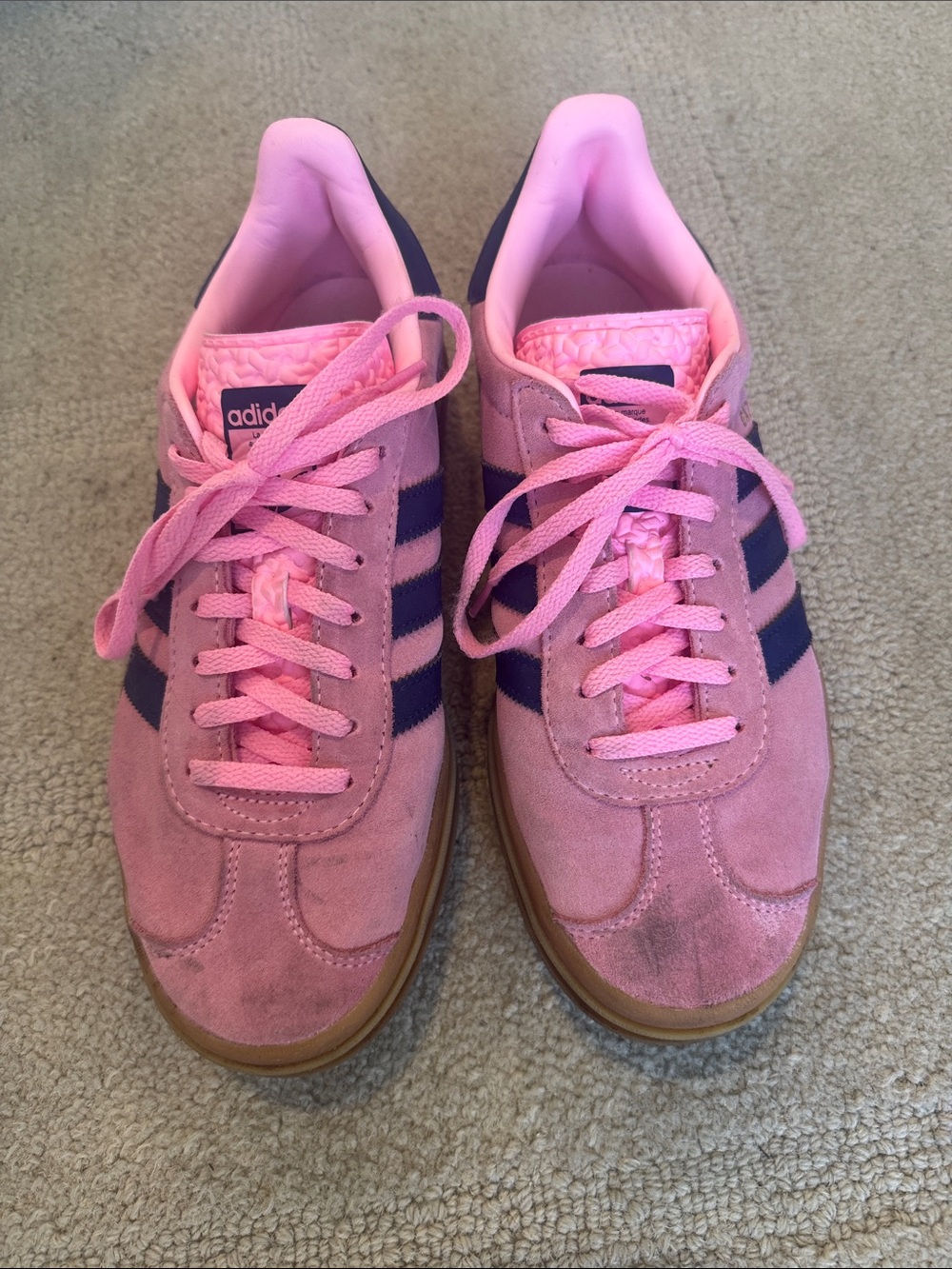Adidas Gazelle Bold Pink Glow Platform Sneakers Women’s 8.5